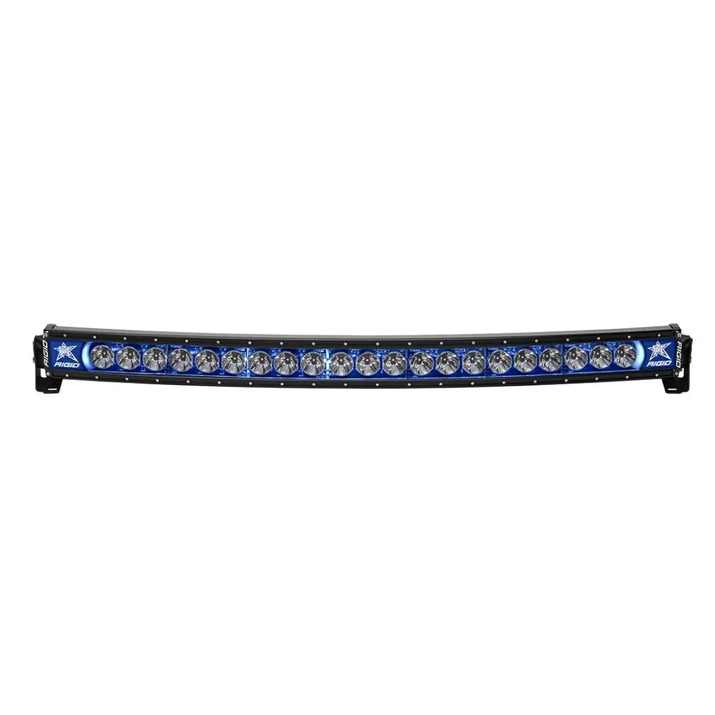 RIGID 40 Inch LED Light Bar Single Row Curved Blue Backlight Radiance Plus - 34001