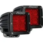 RIGID Diffused Rear Facing High/Low Surface Mount Red Pair D-Series Pro - 90153