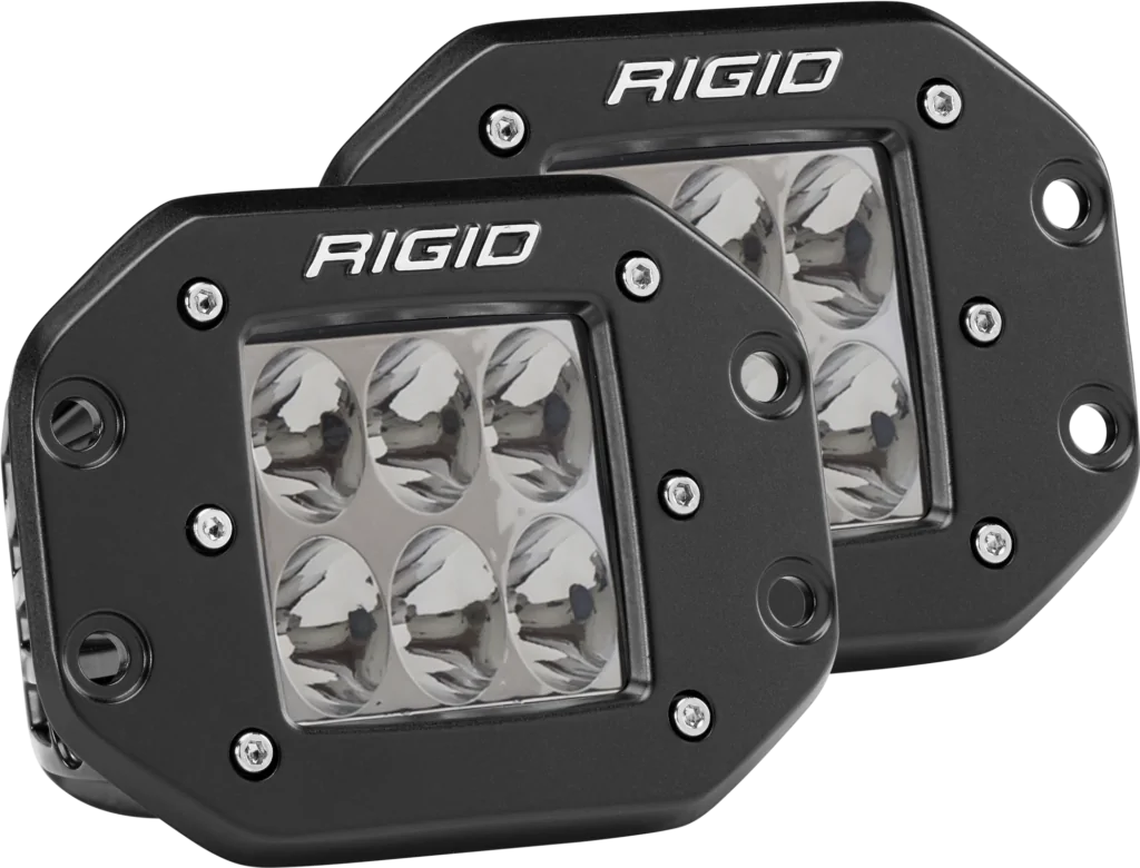 RIGID Driving Flush Mount Pair D-Series Pro - 512313