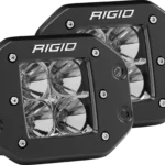 RIGID Flood Flush Mount Black Pair D-Series Pro - 212113