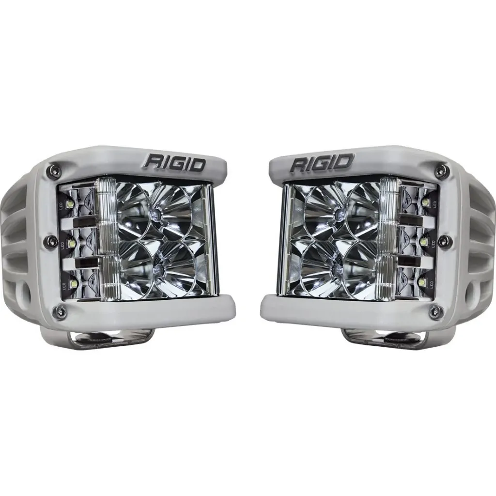 RIGID Flood Surface Mount White Housing Pair D-SS Pro - 862113