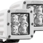 RIGID Hybrid Spot Surface Mount White Housing Pair D-Series Pro - 602213