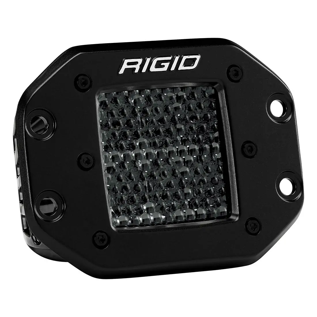 RIGID Spot Diffused Midnight Flush Mount Pair D-Series Pro - 212513BLK