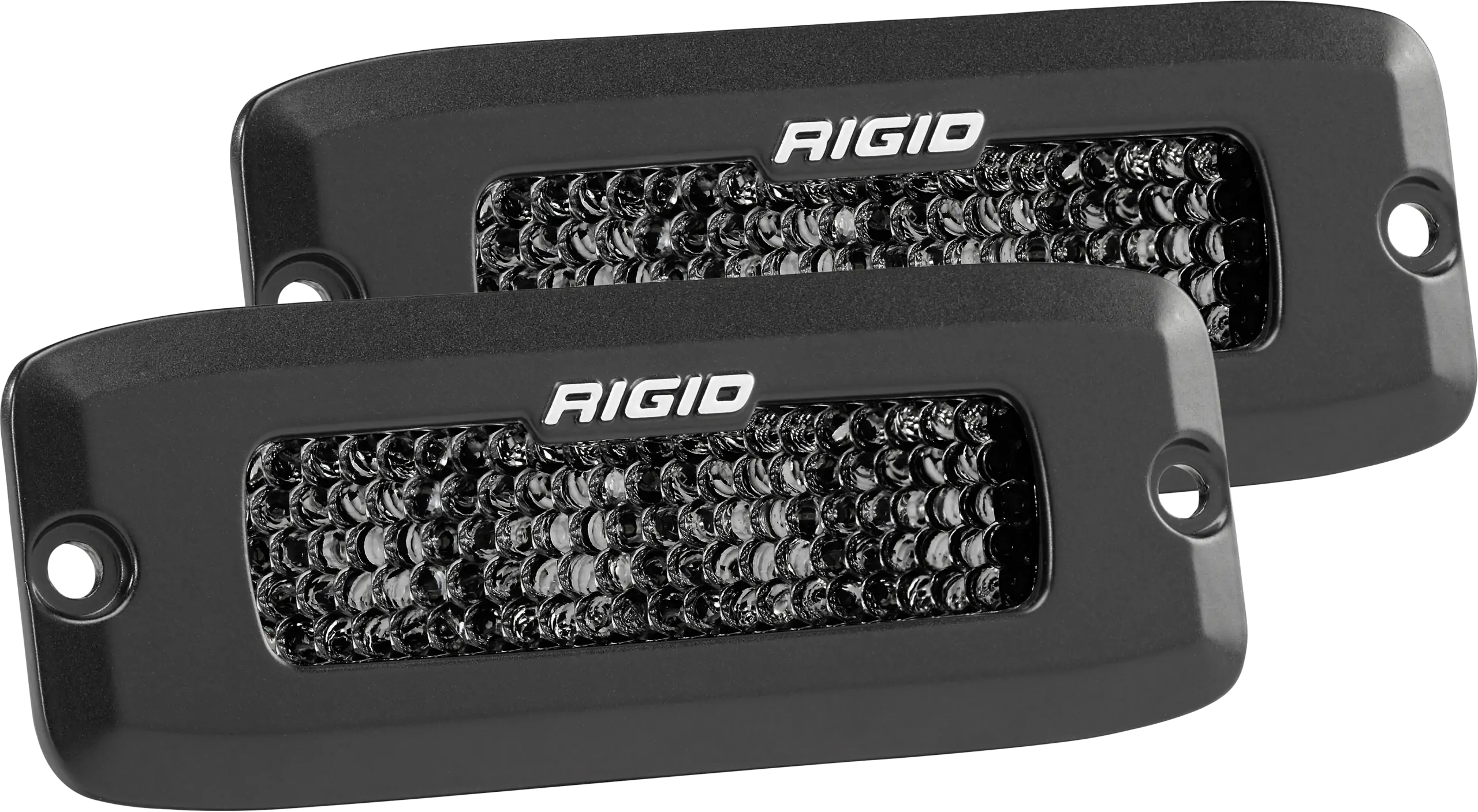 RIGID Spot Diffused Midnight Flush Mount Pair SR-Q Pro - 925513BLK