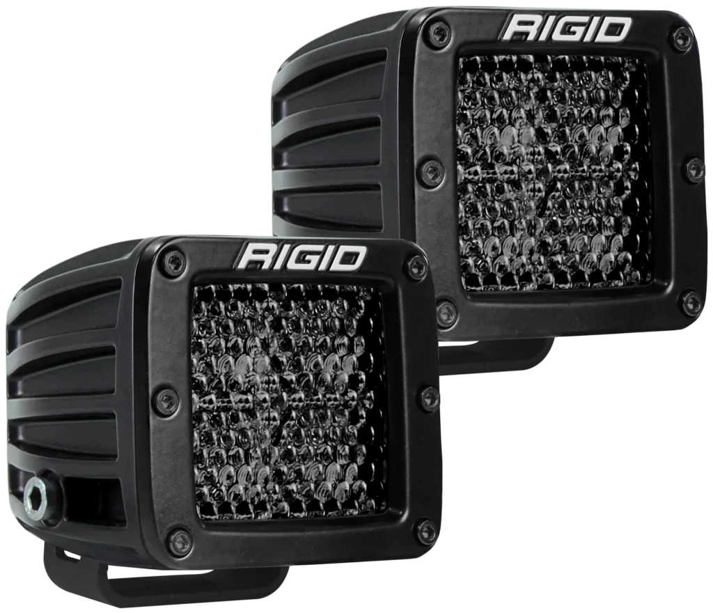 RIGID Spot Diffused Midnight Surface Mount Pair D-Series Pro - 202513BLK