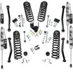 SuperLift 4 Dual Rate Coil Lift Kit with Fox 2.0 Reservoir Shocks for 2018-2023 Jeep Wrangler JLU 4WD 4Door_K186FX