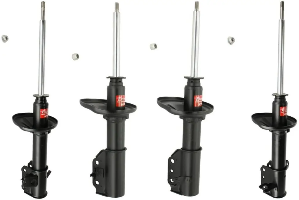 KYB Excel-G GR-2 Front Rear Shocks for 1995-98 MAZDA Protege 333182 333183 333184 333185