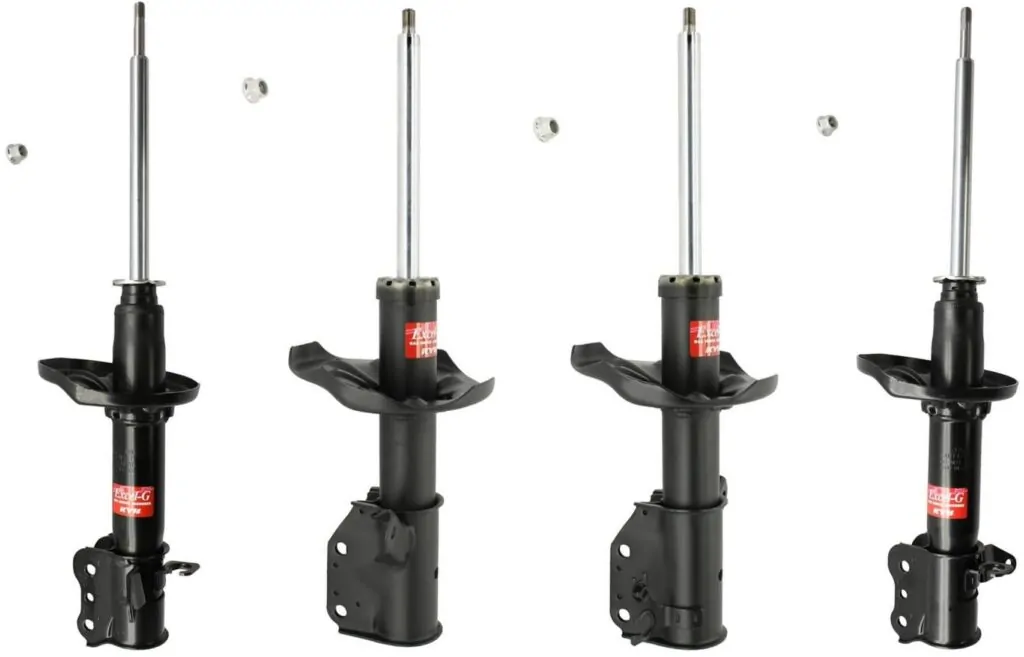 KYB Excel-G GR-2 Front Rear Shocks for 1999-7/00 MAZDA Protege 333274 333275 333276 333277