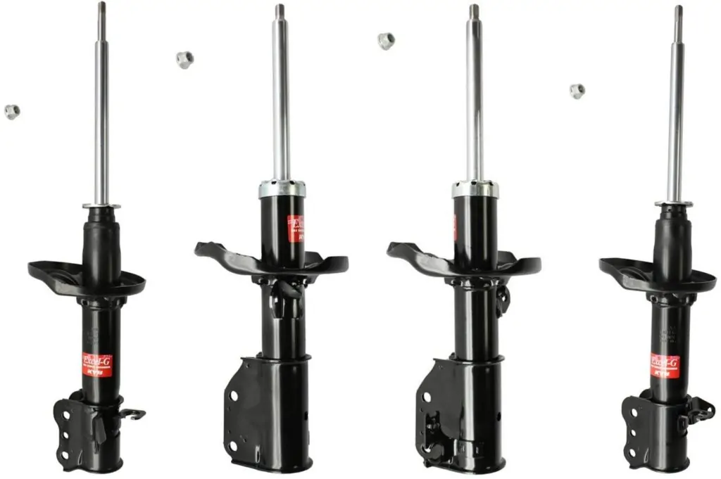 KYB Excel-G GR-2 Front Rear Shocks for 8/00-02 MAZDA Protege 333350 333351 333276 333277