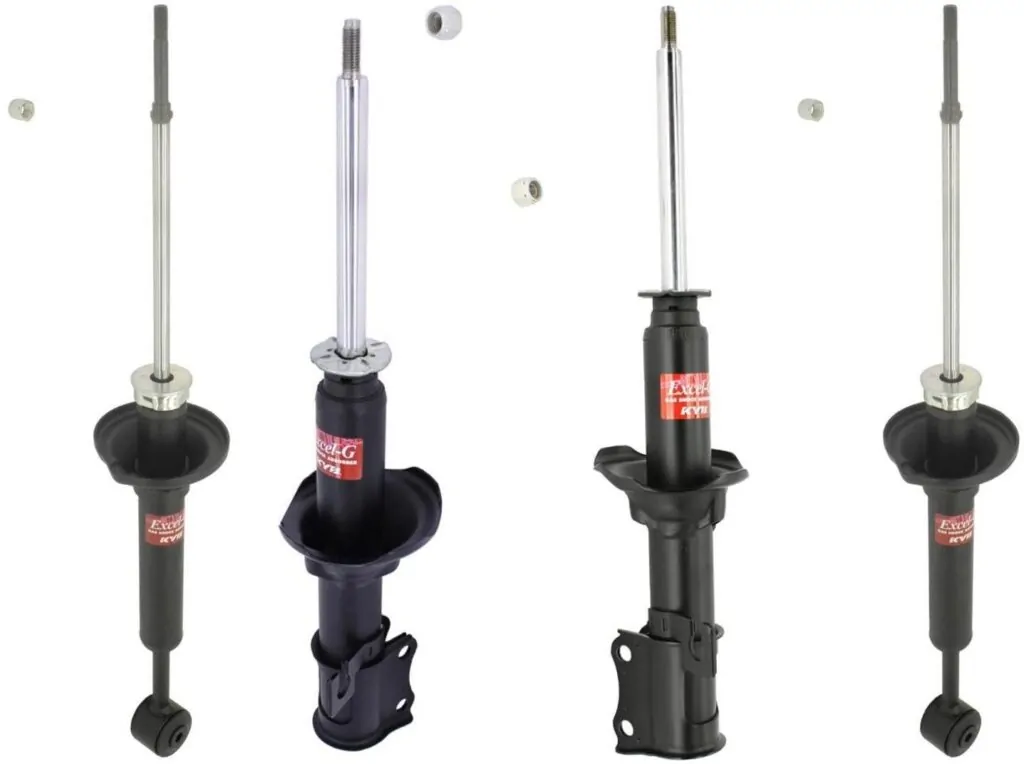 KYB Excel-G GR-2 Front Rear Shocks for 1988-93 FORD Festiva 232021 232022 340009 340009