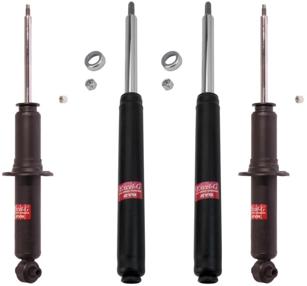 KYB Excel-G GR-2 Front Rear Shocks for 1995-97 AUDI A6 366002 366002 341133 341133