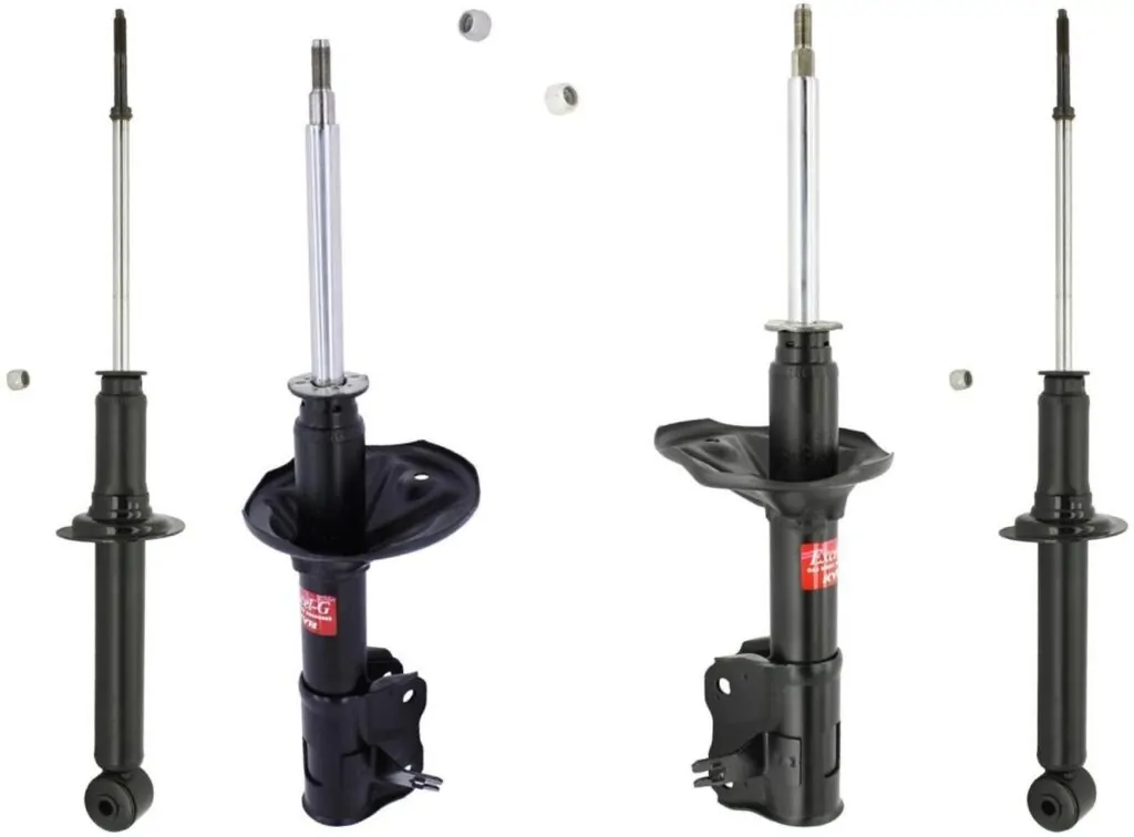 KYB Excel-G GR-2 Front Rear Shocks for 1997 - 3/97 MITSUBISHI Mirage 333224 333225 341140 341140