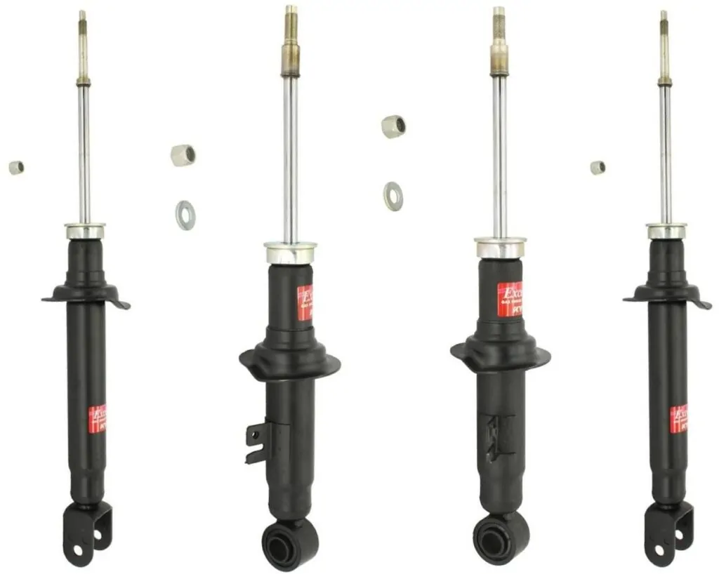 KYB Excel-G GR-2 Front Rear Shocks for 1990-96 NISSAN 300ZX for ECVSA Conversion 341149 341150 341151 341151