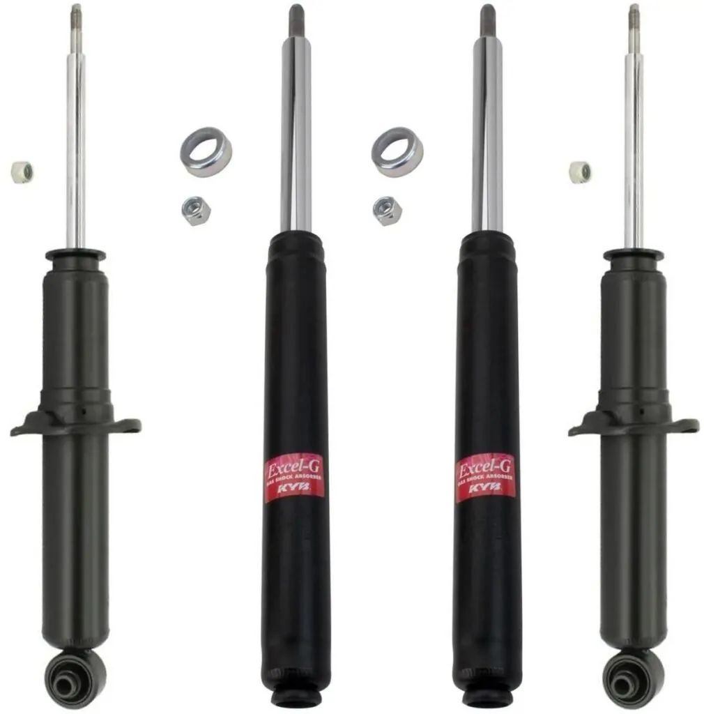 KYB Excel-G GR-2 Front Rear Shocks for 1995-97 AUDI A6 Quattro 366002 366002 341205 341205