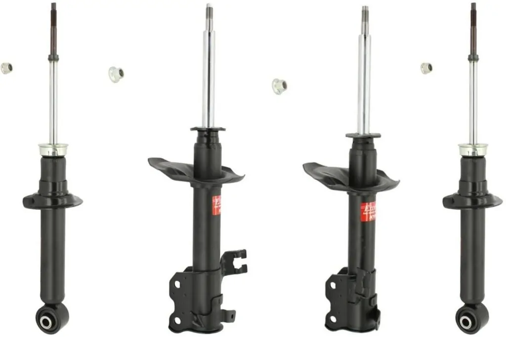 KYB Excel-G GR-2 Front Rear Shocks for 2000-01 NISSAN Sentra 333344 333345 341279 341279