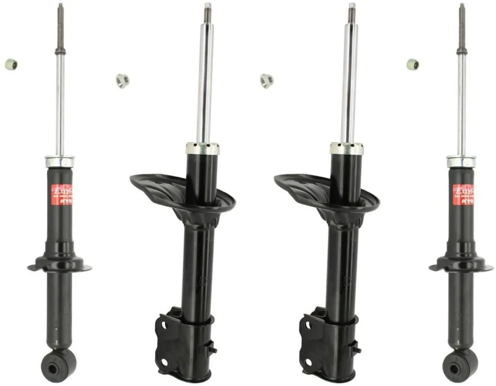 KYB Excel-G GR-2 Front Rear Shocks for 2003-04 MITSUBISHI Outlander 334368 334368 341361 341361