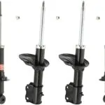 KYB Excel-G GR-2 Front Rear Shocks for 2004 MITSUBISHI Lancer Ralliart Wagon 334369 334369 341368 341368