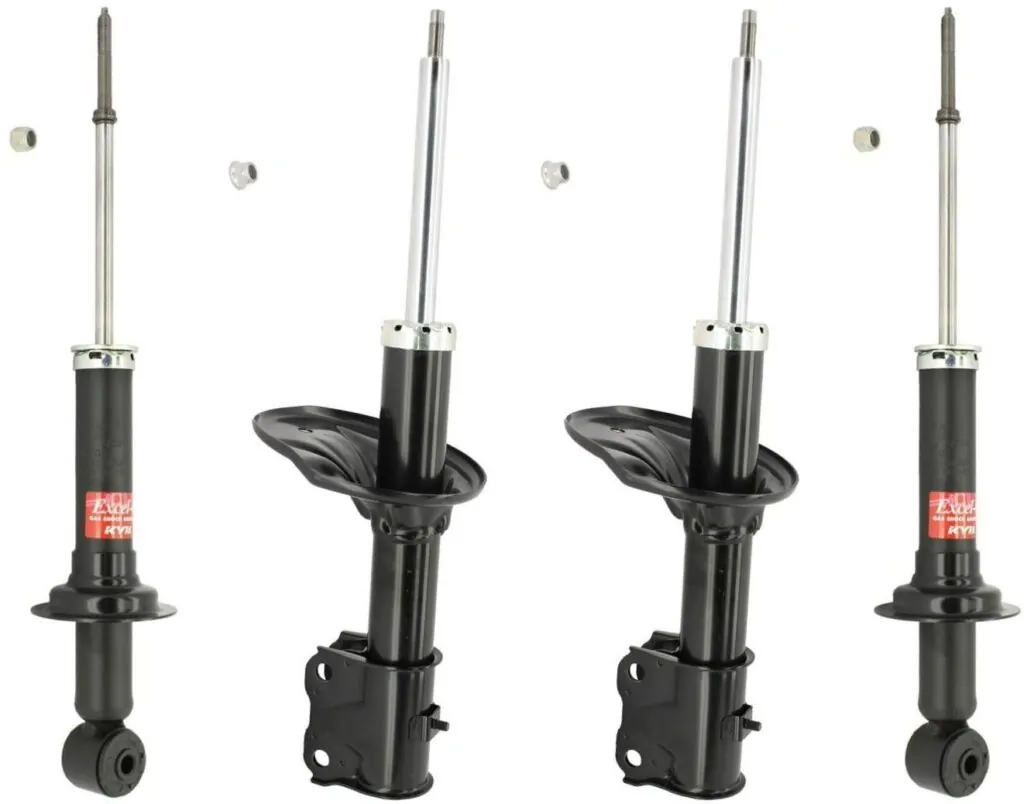 KYB Excel-G GR-2 Front Rear Shocks for 2006 MITSUBISHI Lancer 334420 334420 341368 341368