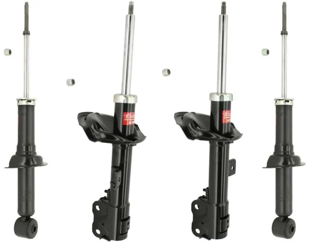 KYB Excel-G GR-2 Front Rear Shocks for 2009-10 MITSUBISHI Outlander SE 339124 339125 341454 341454