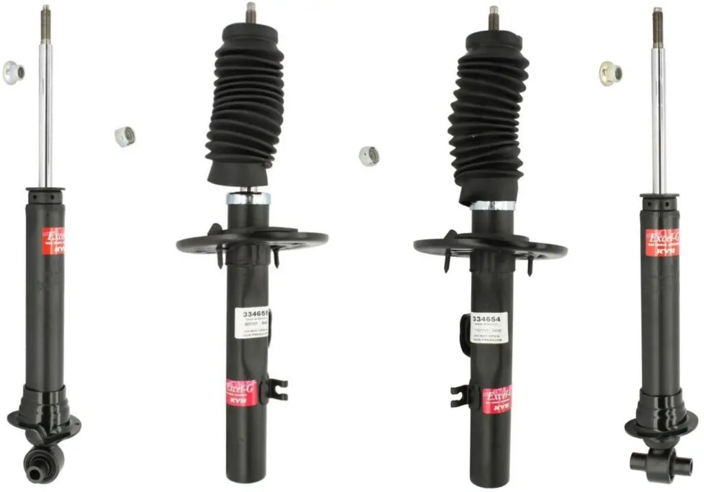 KYB Excel-G GR-2 Front Rear Shocks for 2008-09 FORD Taurus X 2WD 334654 334655 341470 341471