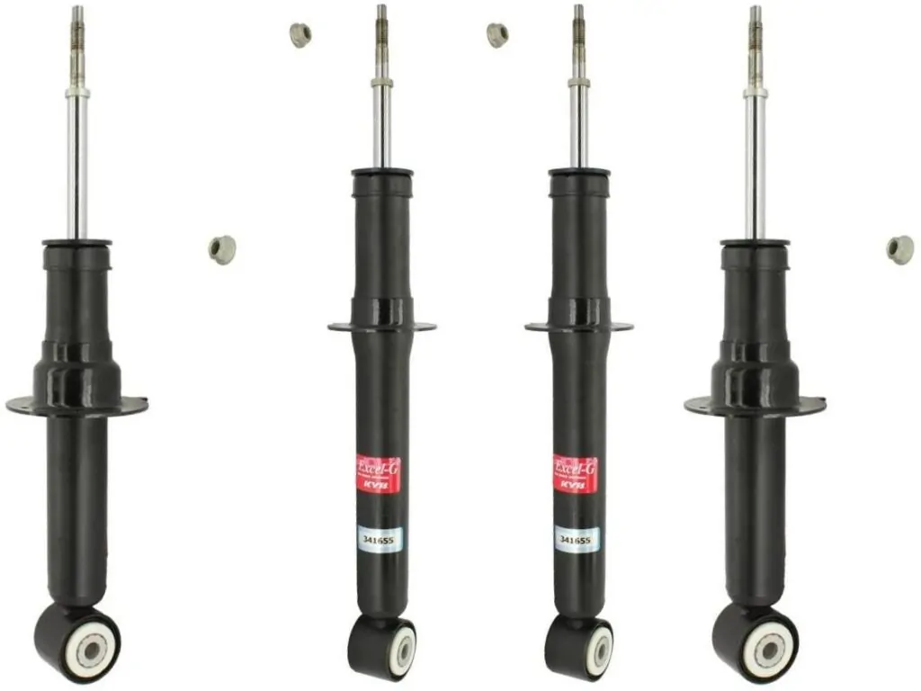 KYB Excel-G GR-2 Front Rear Shocks for 2003-05 LINCOLN LS 341655 341655 341656 341656