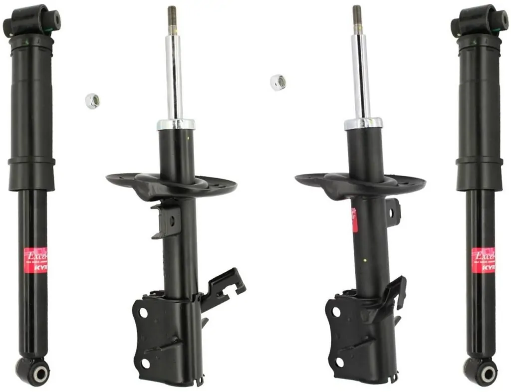 KYB Excel-G GR-2 Front Rear Shocks for 2007-10 NISSAN Sentra 333604 333605 341659 341659