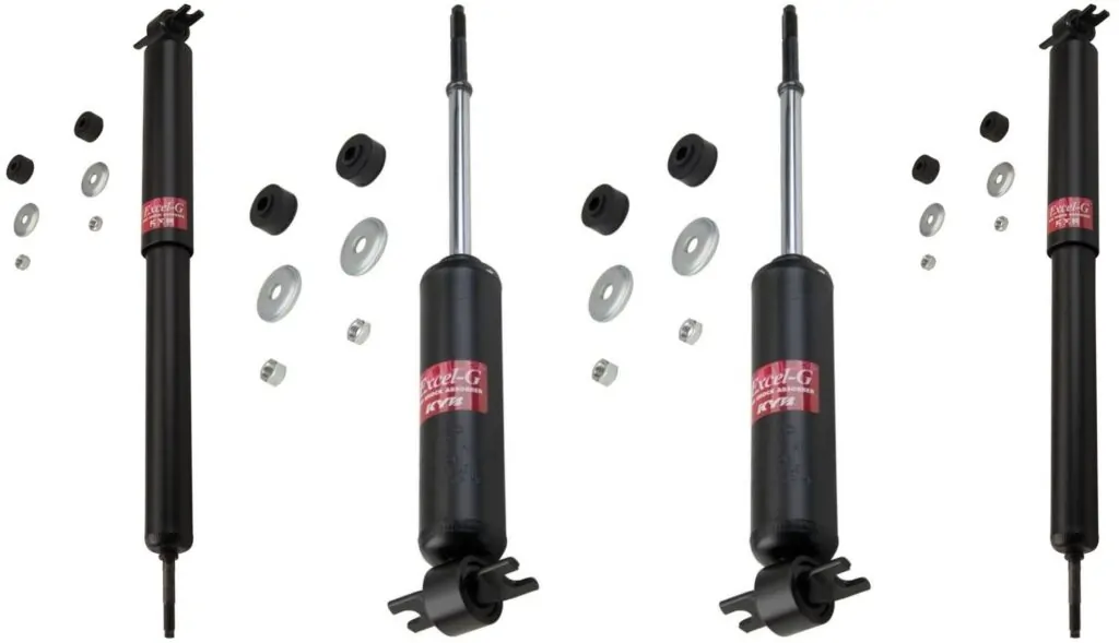 KYB Excel-G GR-2 Front Rear Shocks for 1957-58 FORD Country Squire 343127 343127 343131 343131