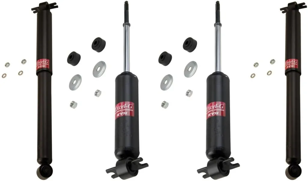 KYB Excel-G GR-2 Front Rear Shocks for 1975-80 CHEVROLET Monza 343129 343129 343132 343132