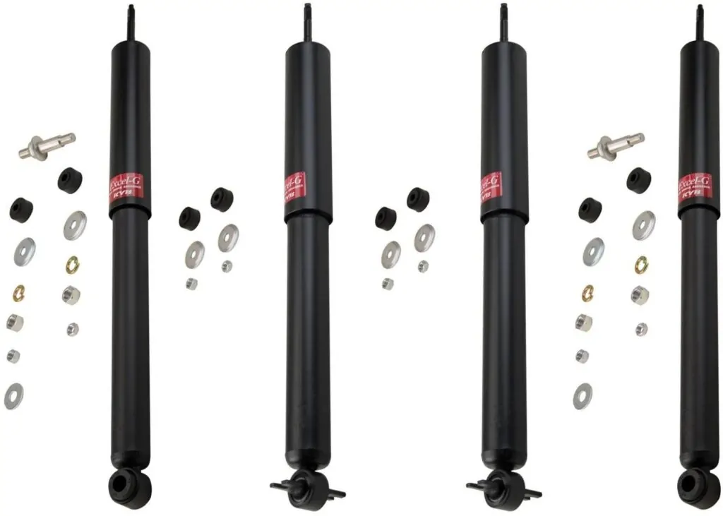 KYB Excel-G GR-2 Front Rear Shocks for 2001-02 FORD Grand Marquis 344424 344424 343135 343135