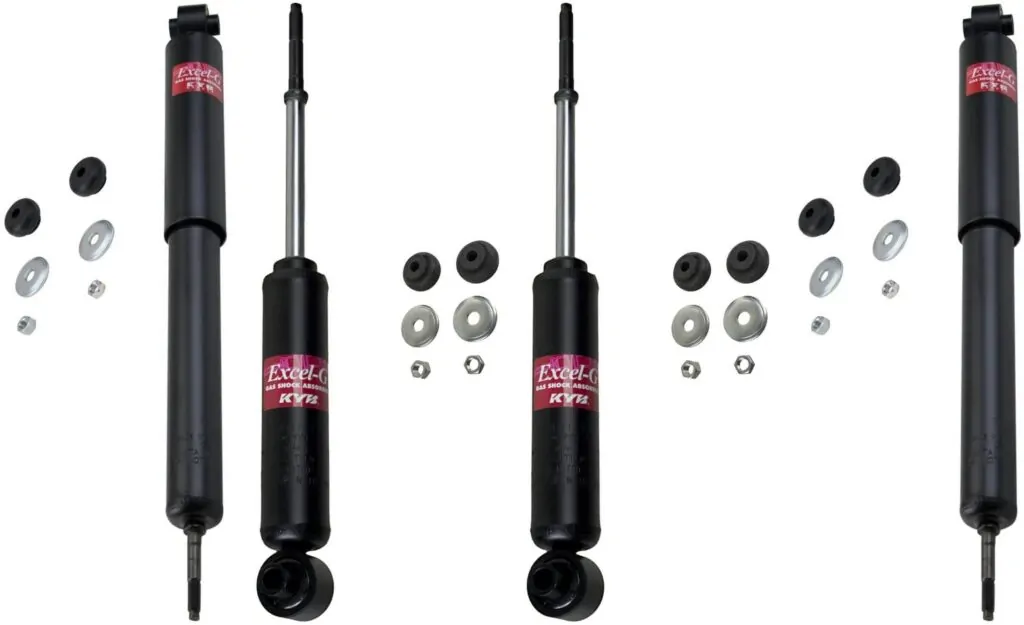 KYB Excel-G GR-2 Front Rear Shocks for 1979-81 CHRYSLER Newport 343158 343158 343139 343139