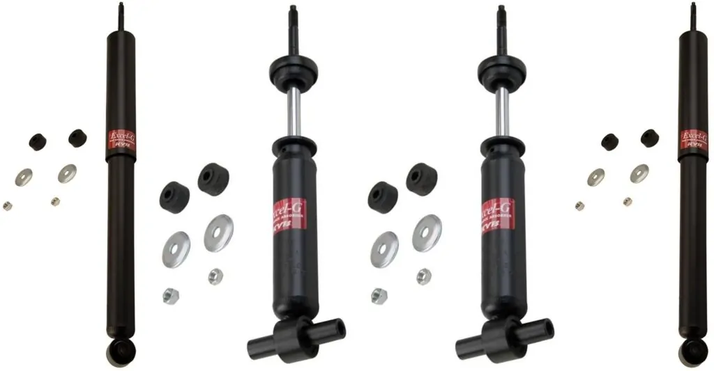 KYB Excel-G GR-2 Front Rear Shocks for 1974-78 FORD Mustang II 343134 343134 343148 343148