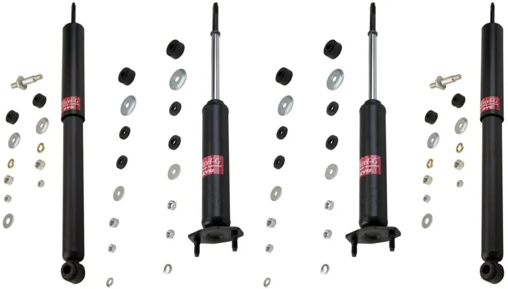 KYB Excel-G GR-2 Front Rear Shocks for 1980-88 AMC Eagle 343156 343156 343149 343149