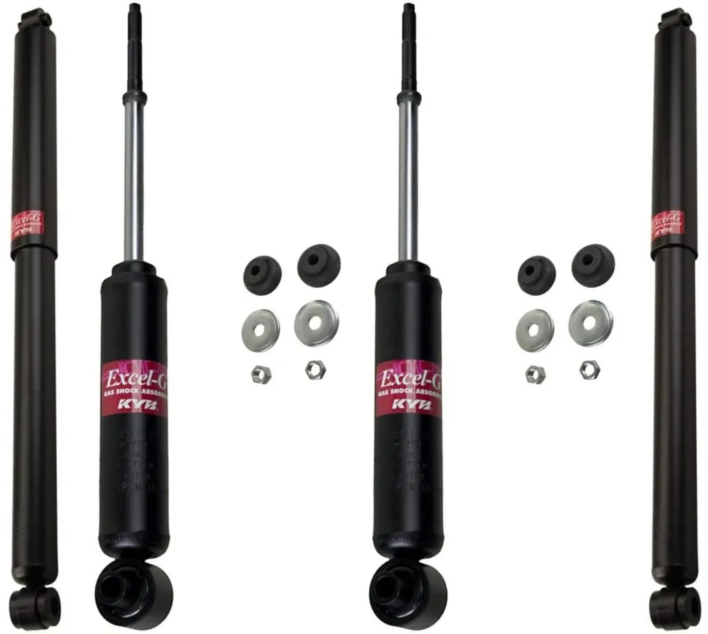 KYB Excel-G GR-2 Front Rear Shocks for 1973-76 DODGE Charger 2WD 343158 343158 343159 343159