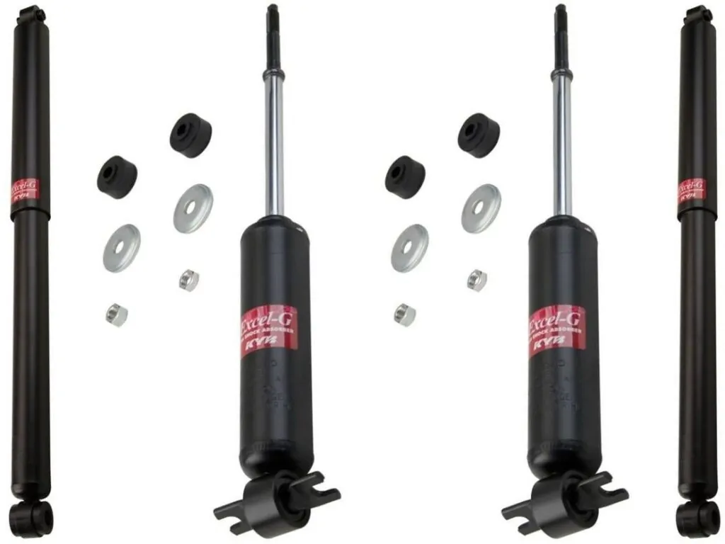 KYB Excel-G GR-2 Front Rear Shocks for 1963-82 CHEVROLET Corvette 343127 343127 343218 343218