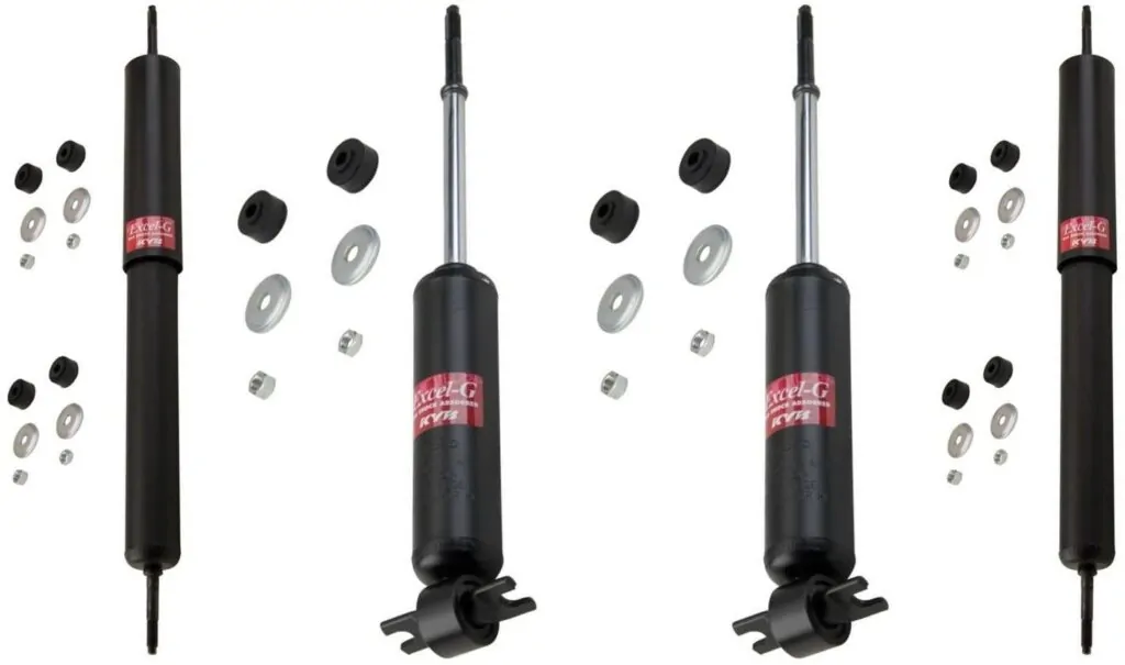 KYB Excel-G GR-2 Front Rear Shocks for 1958 EDSEL Pacer & Ranger 343127 343127 343219 343219