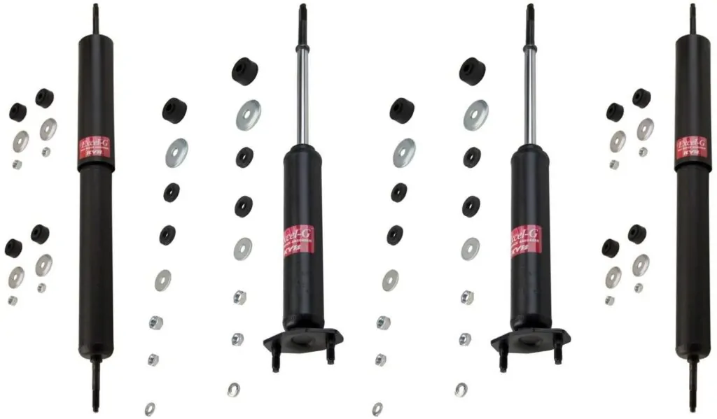 KYB Excel-G GR-2 Front Rear Shocks for 1966-70 FORD Falcon 343156 343156 343219 343219