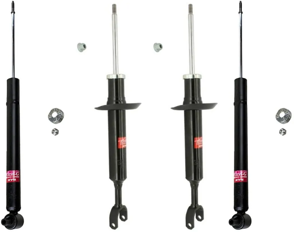 KYB Excel-G GR-2 Front Rear Shocks for 2/99-11/00 AUDI A4 341842 341842 343302 343302