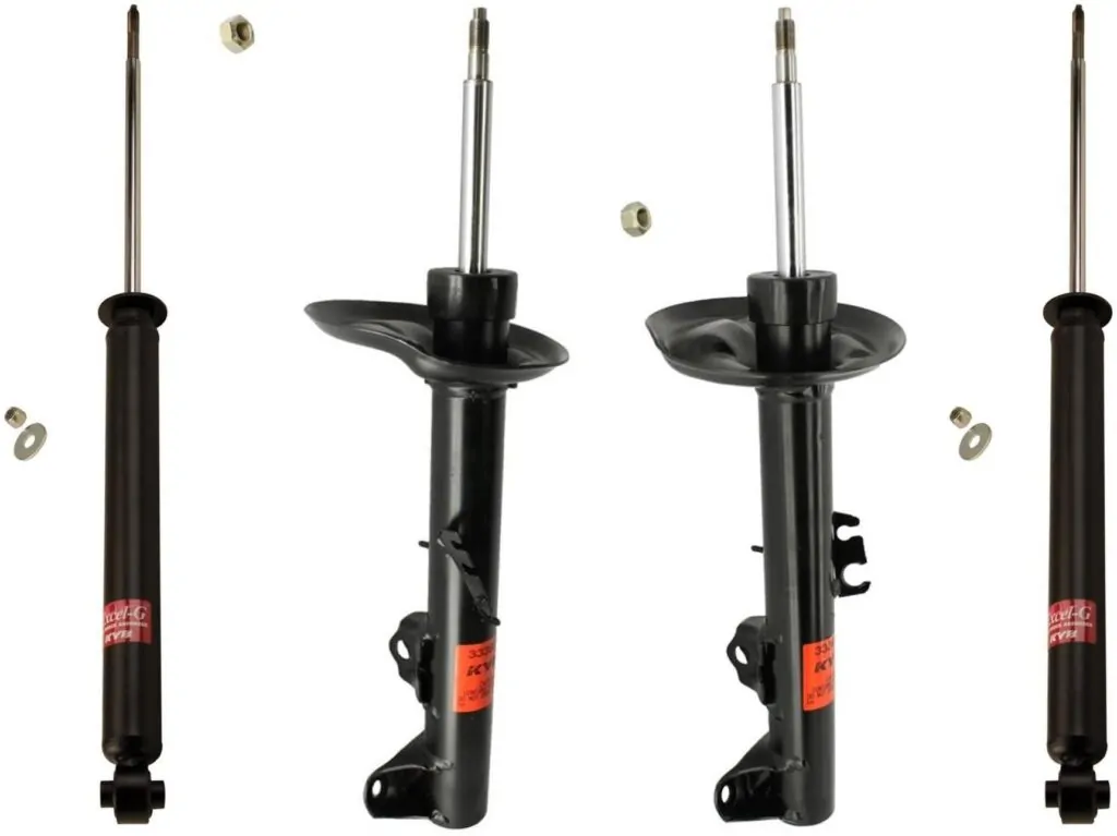 KYB Excel-G GR-2 Front Rear Shocks for 1996-99 BMW 328i Convertible 333919 333920 343352 343352