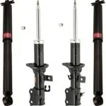 KYB Excel-G GR-2 Front Rear Shocks for 2001-7/1/02 KIA Rio 333502 333503 343353 343353