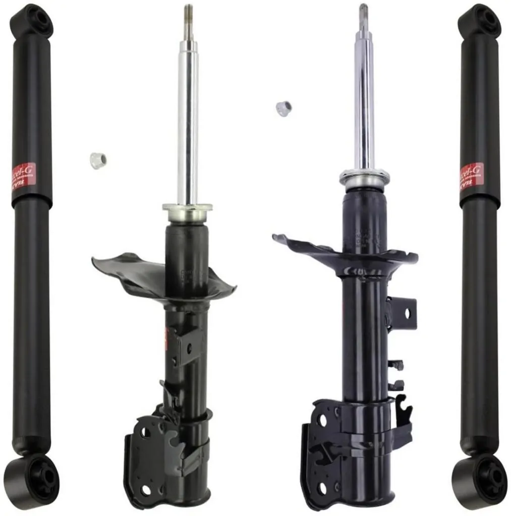 KYB Excel-G GR-2 Front Rear Shocks for 2004 NISSAN Pathfinder 4WD 335032 335033 343379 343379