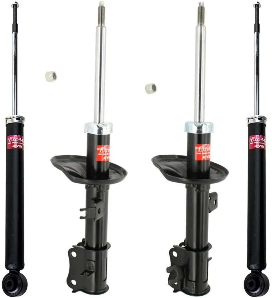 KYB Excel-G GR-2 Front Rear Shocks for 2004-08 CHEVROLET Aveo 333417 333418 343423 343423