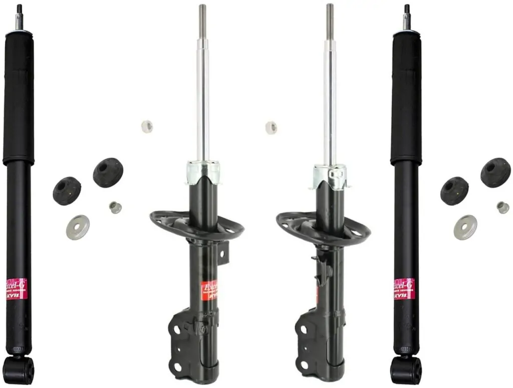 KYB Excel-G GR-2 Front Rear Shocks for 2007-08 HONDA Fit 333474 333475 343487 343487