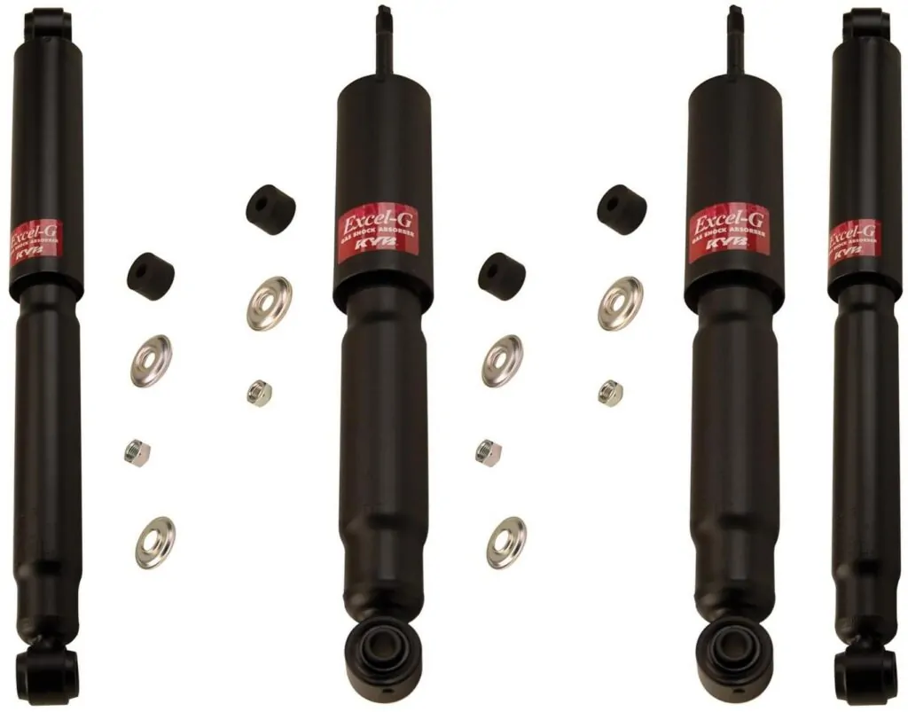 KYB Excel-G GR-2 Front Rear Shocks for 8/86-87 ISUZU Pickup 2WD 343208 343208 344015 344015