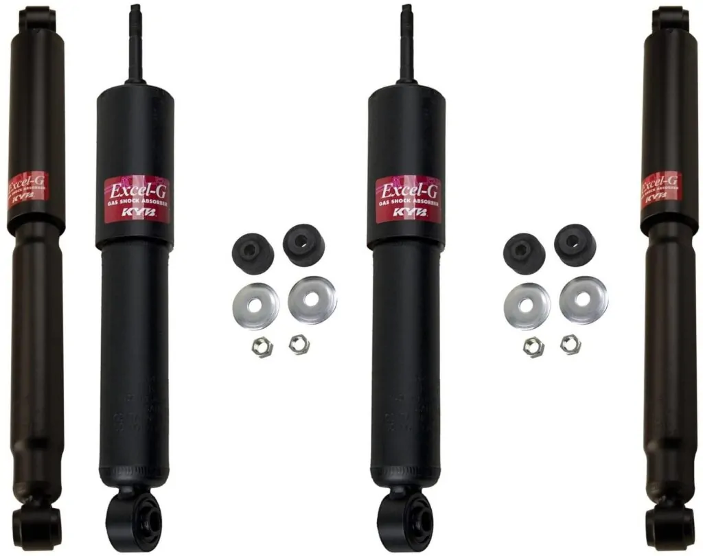 KYB Excel-G GR-2 Front Rear Shocks for 2002-04 NISSAN Frontier 4WD 344469 344469 344015 344015