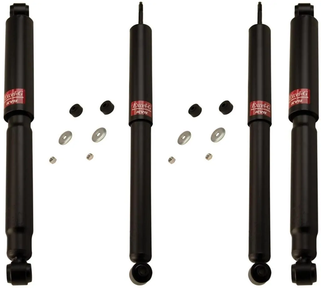 KYB Excel-G GR-2 Front Rear Shocks for 2001 NISSAN Frontier 4WD 344043 344043 344044 344044