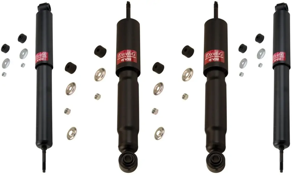 KYB Excel-G GR-2 Front Rear Shocks for 1981 NISSAN Pickup 2WD 343208 343208 344046 344046