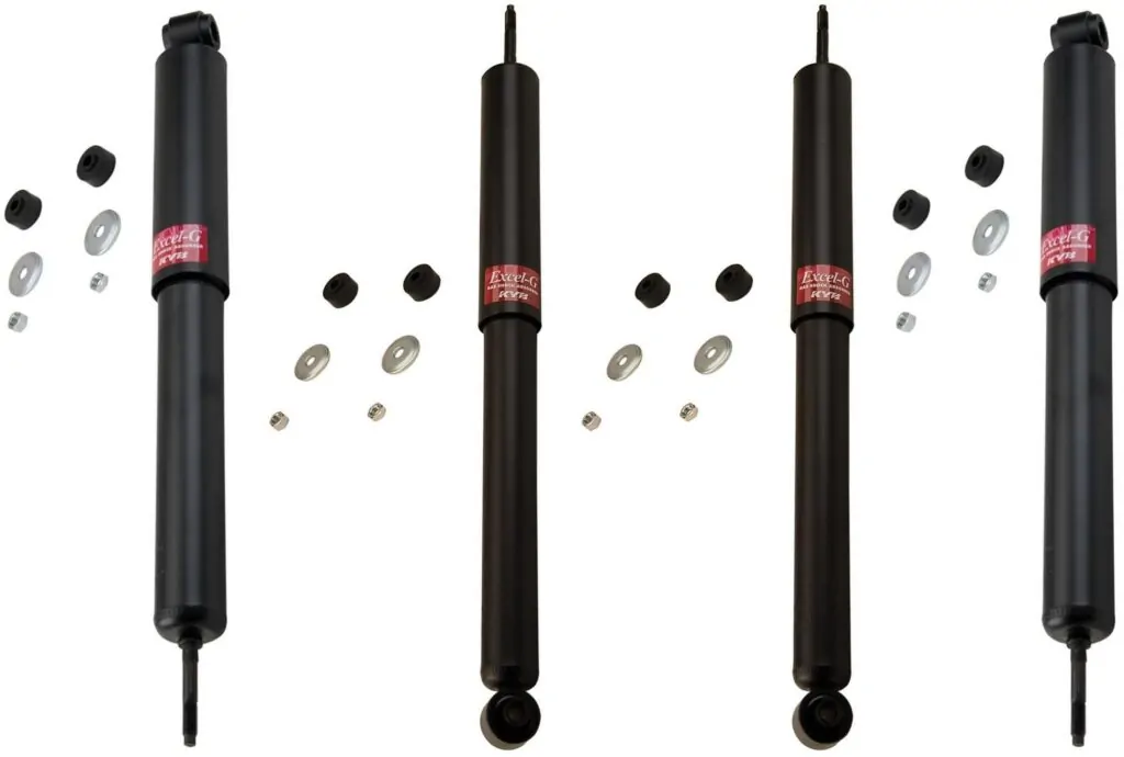 KYB Excel-G GR-2 Front Rear Shocks for 1981 NISSAN Pickup 4WD 344043 344043 344046 344046