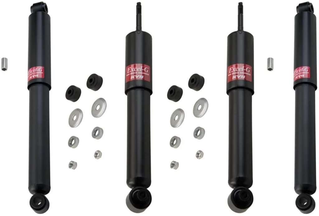 KYB Excel-G GR-2 Front Rear Shocks for 1966-76 FIAT 124 343141 343141 344055 344055