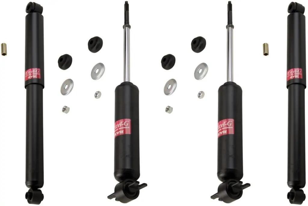 KYB Excel-G GR-2 Front Rear Shocks for 1995-98 DODGE B1500 344066 344066 344073 344073