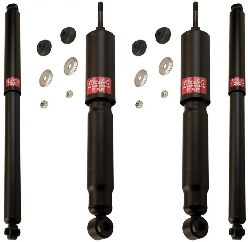 KYB Excel-G GR-2 Front Rear Shocks for 1980-89 FORD F-100 4WD Quad Shock 344076 344076 344077 344077